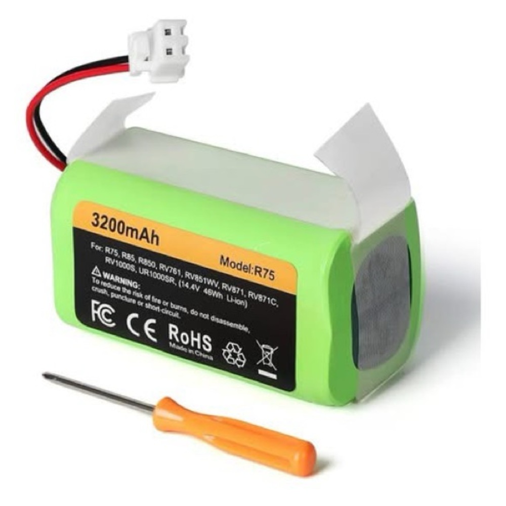Replacement RVBAT850 Battery (3200mAh, 2-Prong Connector)
